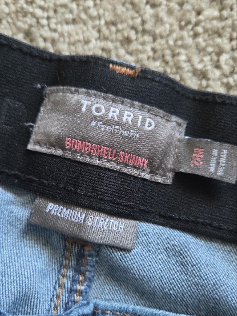Distressed Blue Ripped Jeans - Picture 2 of 2